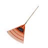 18T Plastic Orange Leaf Rake with FSC Handle