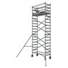 Compact Single Width Aluminium Platform Tower 4.75m High 2.0m Long x 0.8m Wide