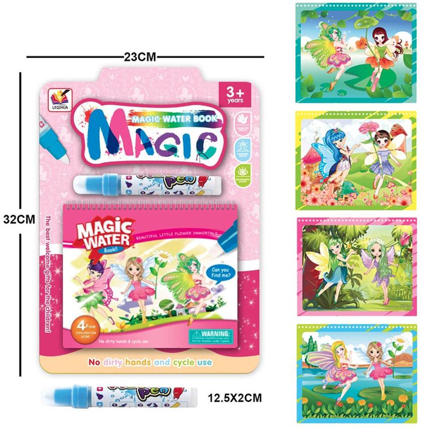 Magic Water Drawing Book - Fairies