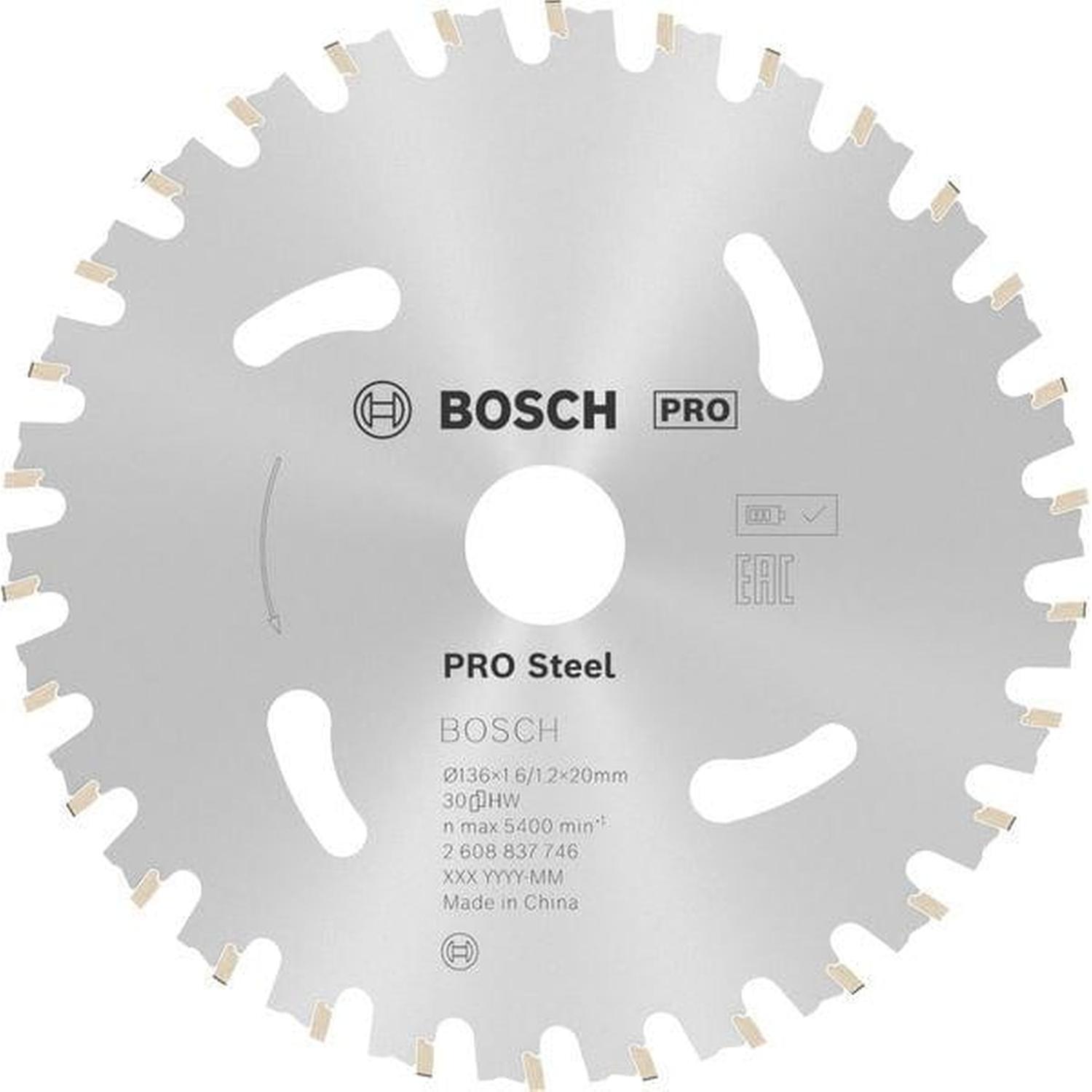 Steel Circular Saw Blade 30T 136mm