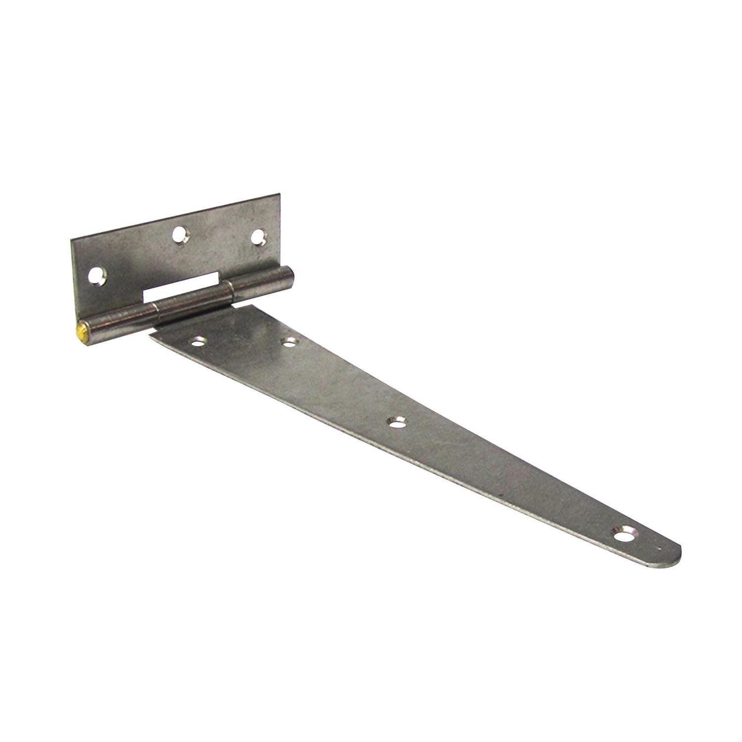 Zinc Plated 300mm Tee Hinge with Brass Pin