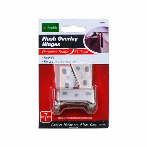 Flush Overlay Hinges
