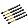FLEXTORQ PH2 Impact Screwdriving Bit  89mm - 5 Pack