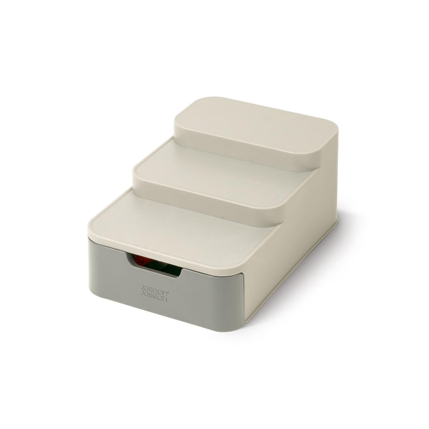 Compact Tiered Organiser Grey
