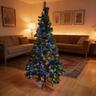 Pre-Lit Christmas Tree 1.8m Multi-Colour and Warm White