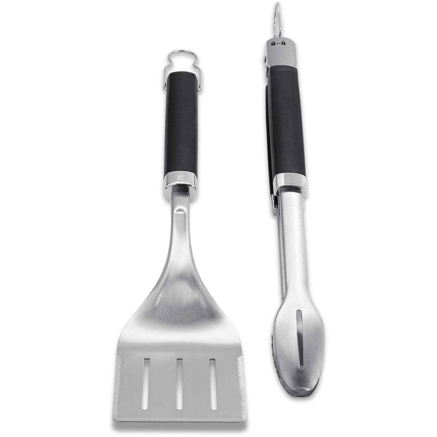 2 Piece Barbecue Tool Set (Tongs & Spatula)