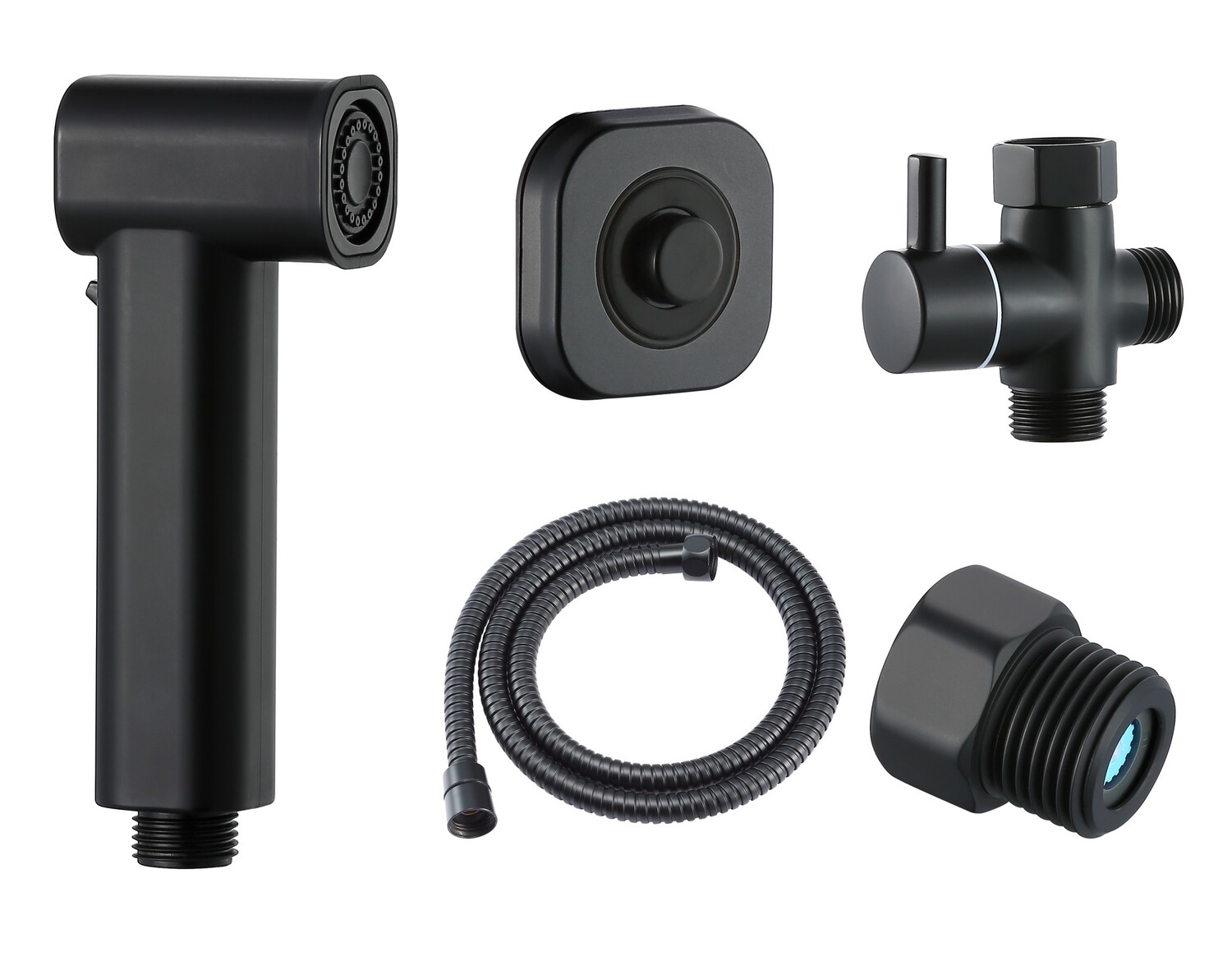 Bidet Sprayer Set Black