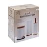 Bathroom Accessories  3 pack White