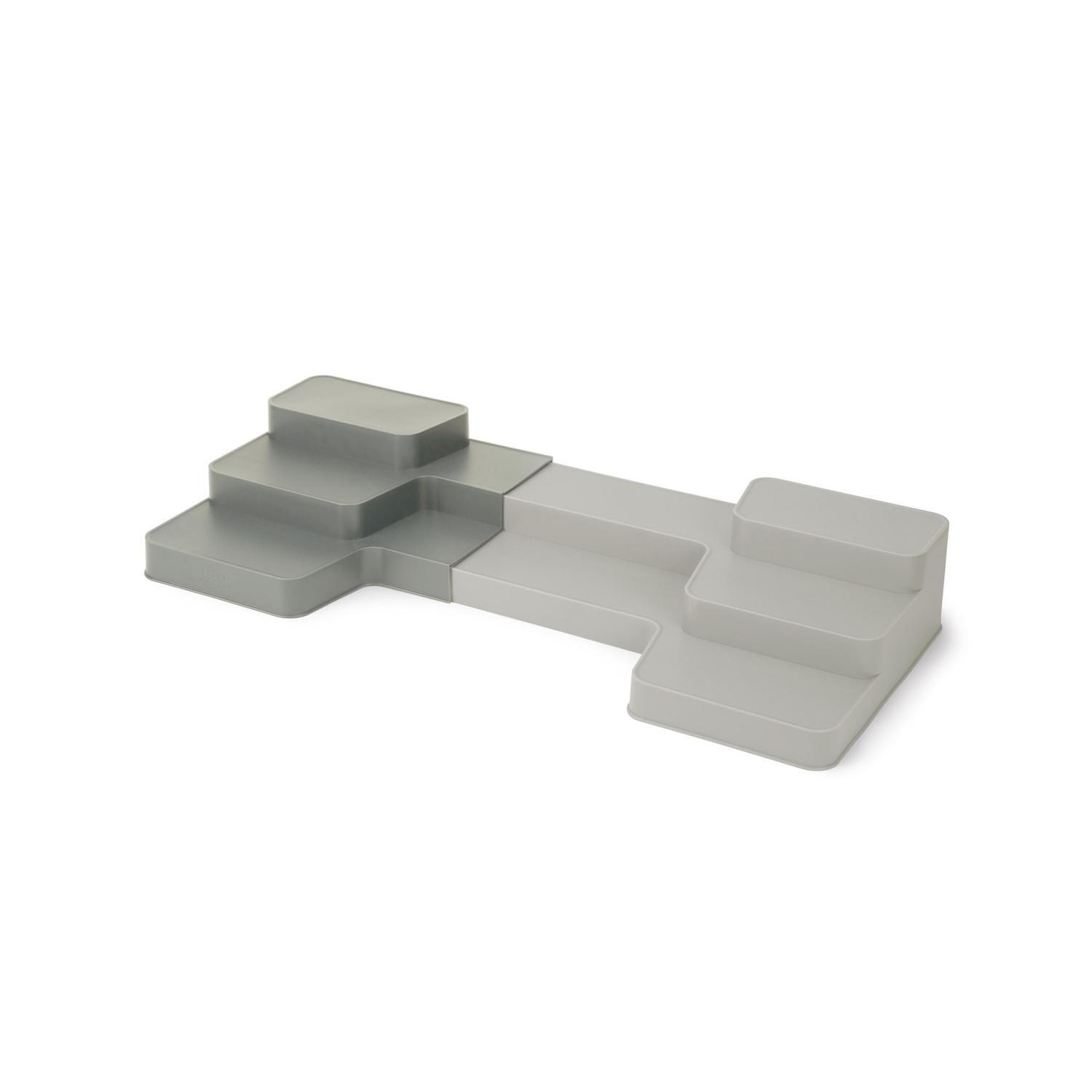 Expandable Tiered Organiser Grey