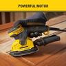 120W Detail Sander with Soft Bag