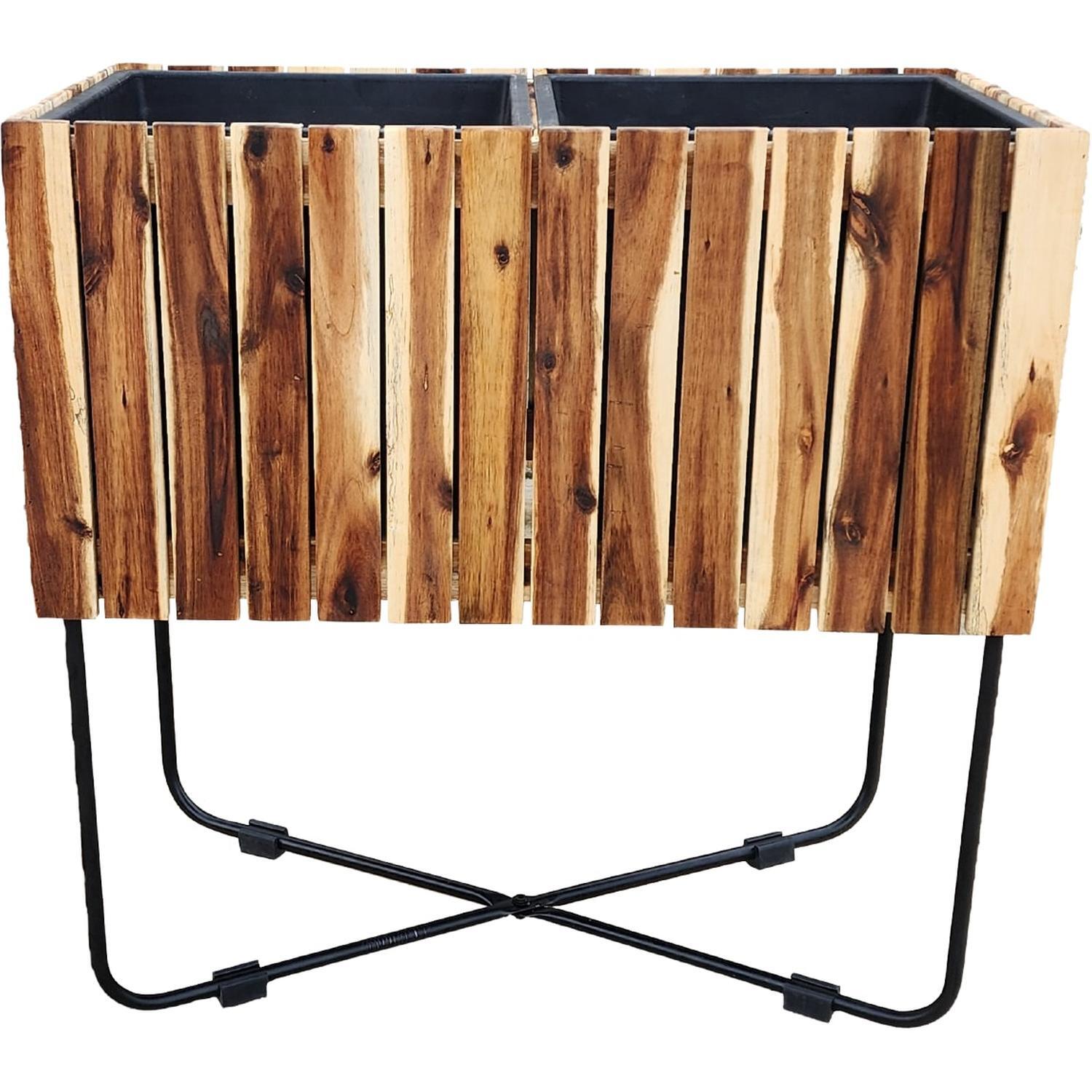 Rectangle Acacia Wooden Planter