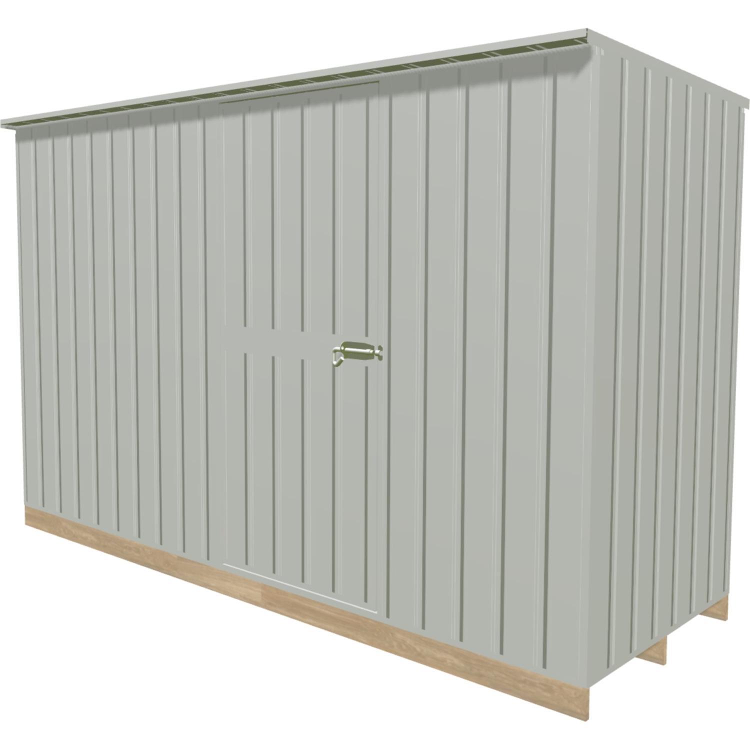 Shed H:1770mm, W:3030mm, D:1080mm Alu-Zinc