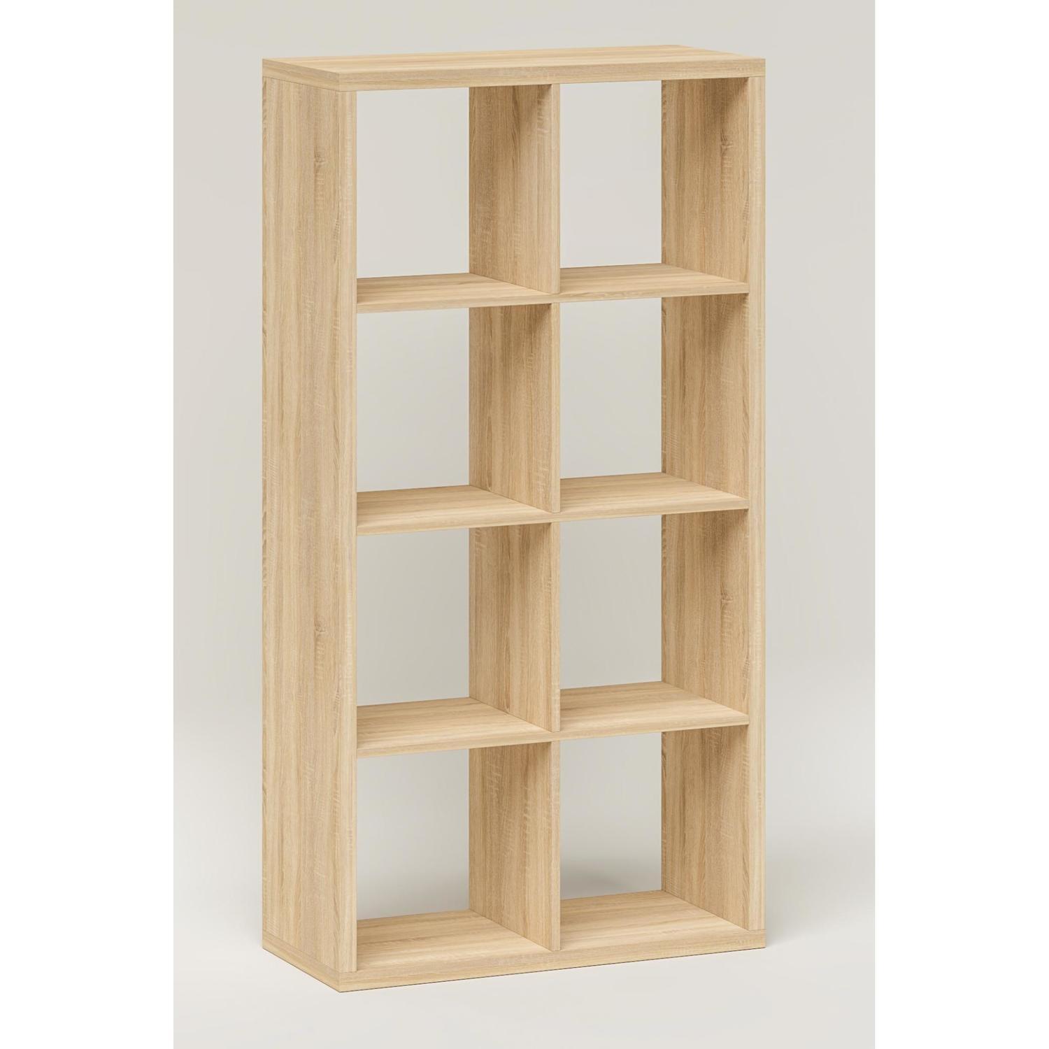Luxe 2x4 Organiser Cube H: 1473 mm, W: 760 mm, D: 340 mm Oak