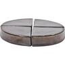 Glazed Round Pot Feet Anthracite