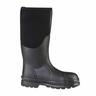 Tall Steel Toe Gumboot Unisex 12 Black