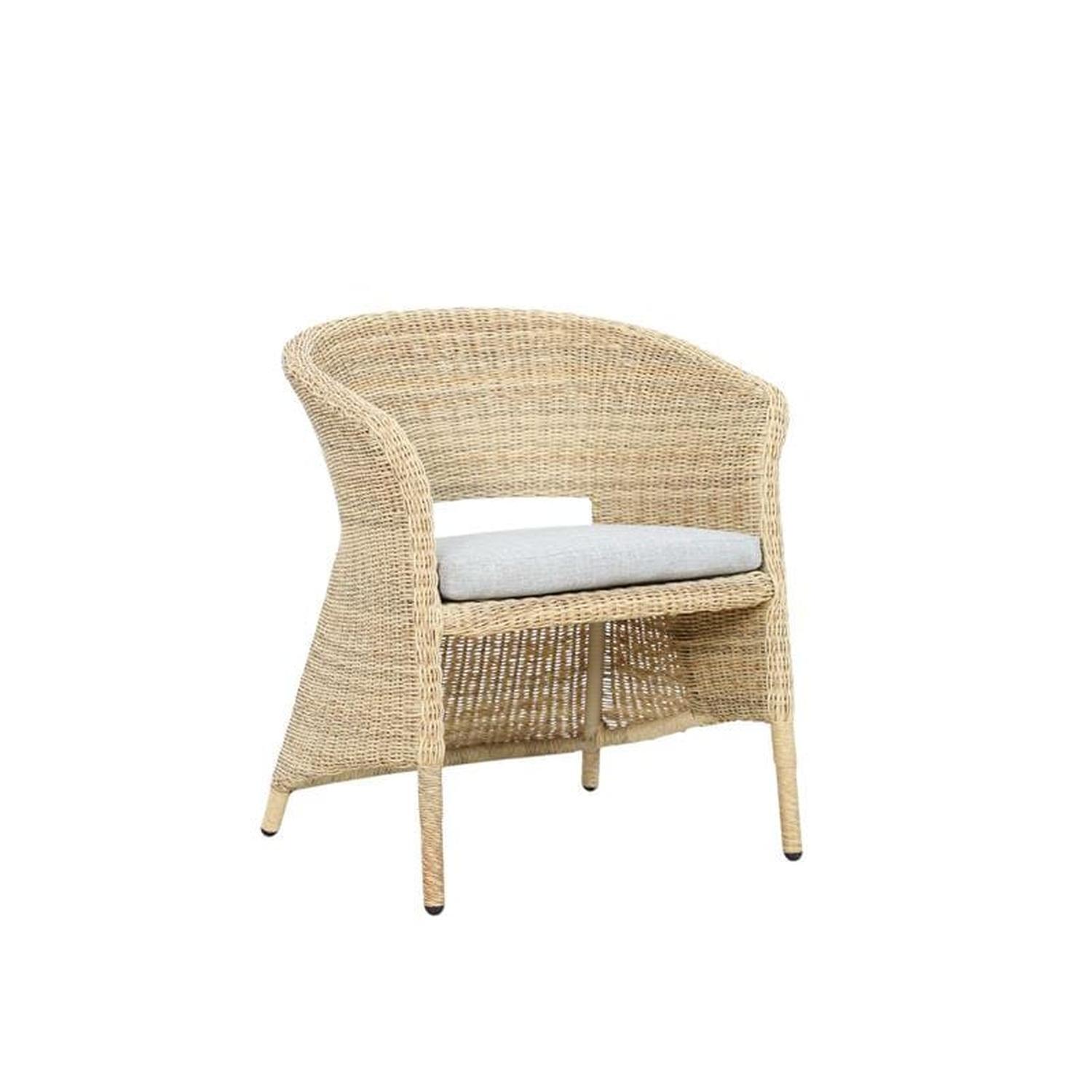 Outdoor Twisted Wicker Dining Chair