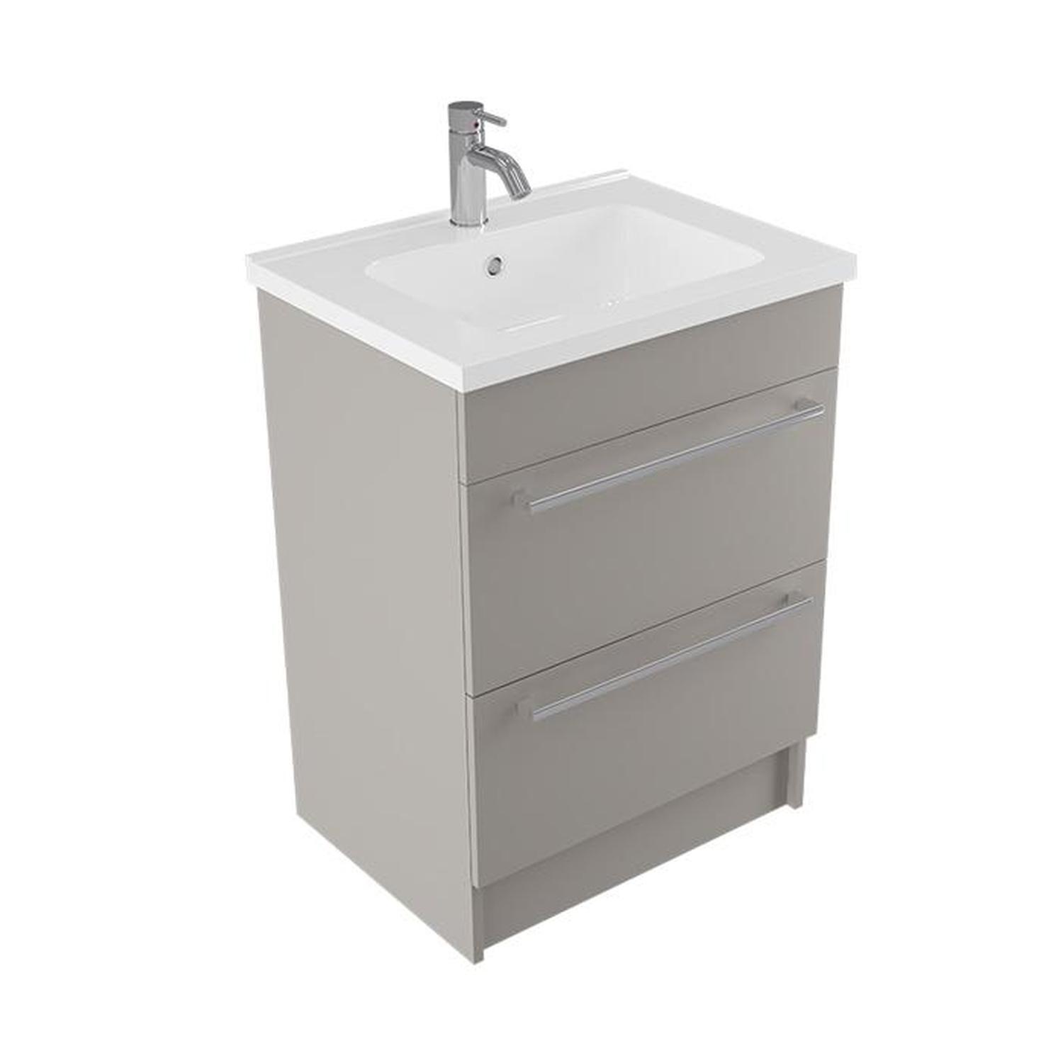 Floor Vanity 600mm Grey
