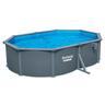 Oval Swimming Pool 5M 3.66 - 1.22M Dark Grey