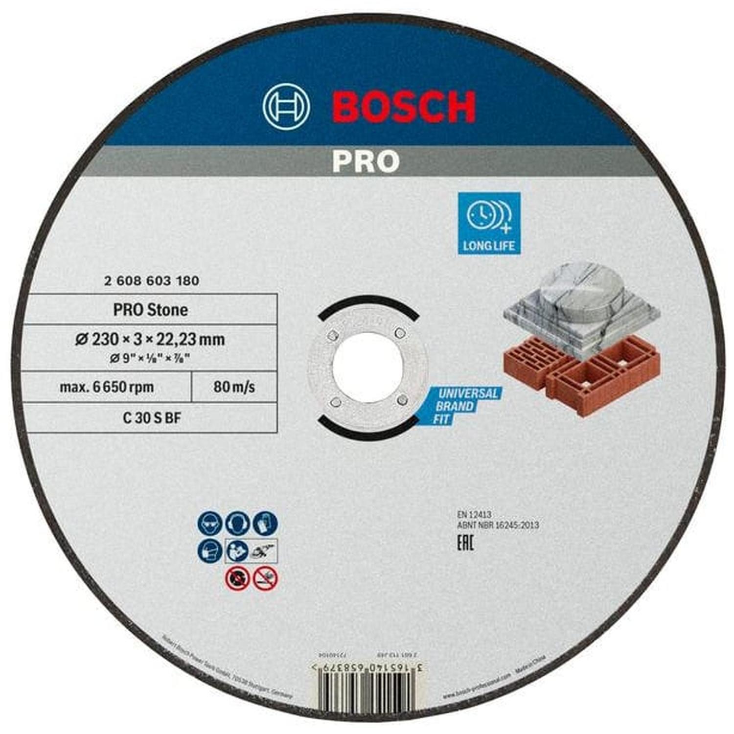 Stone Bonded Cutting Disc 230 x 3 x 22.23mm