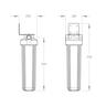 EM1-110 Water Filter Cartridge  Grey