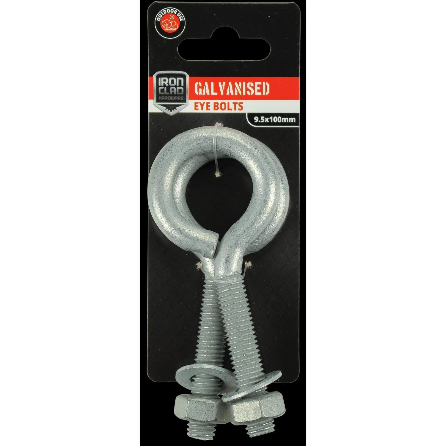 Eye Bolt 9.5x100mm Galvanised