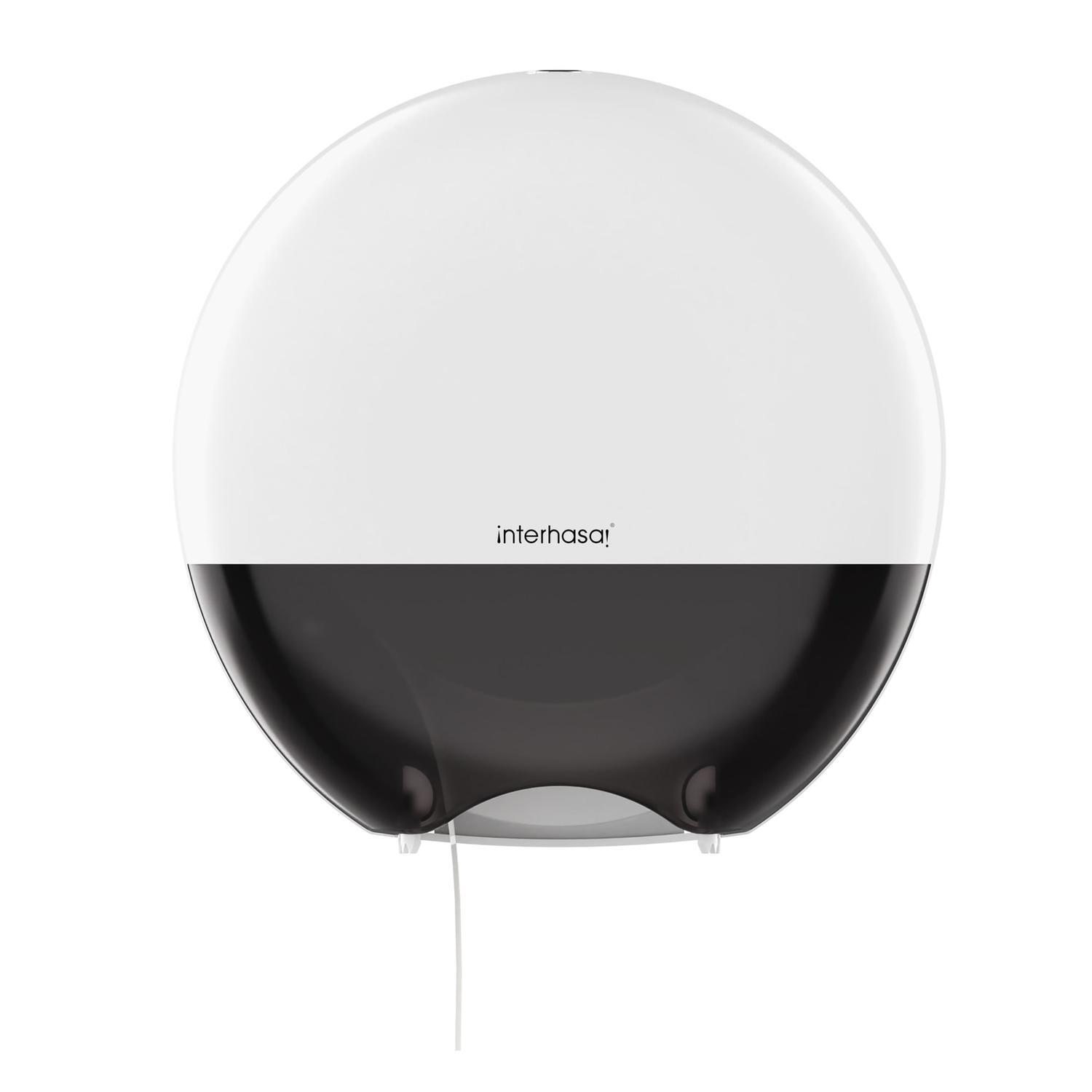 Round Toilet Roll Dispenser  White