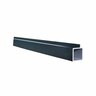 Connect-it Anodised Aluminium Square Tube With Lip 25.4 x 25.4 x 1.2mm Black
