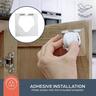 Adhesive Mag Lock 8 Locks/1 Key White