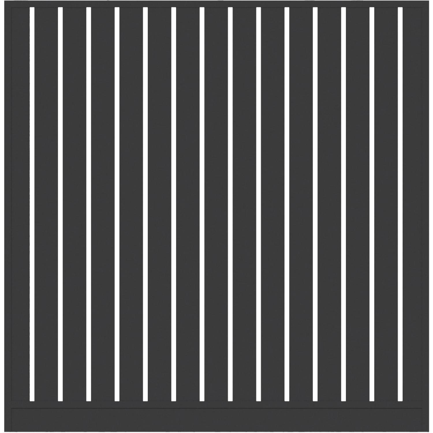VistaWall Vertical Slat H: 1800mm x W: 1800mm Thunder