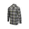 Open Front Brushed Cotton Shirt 3X Balck Olive