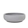 Cement Low Planter Bowl 36cm Grey