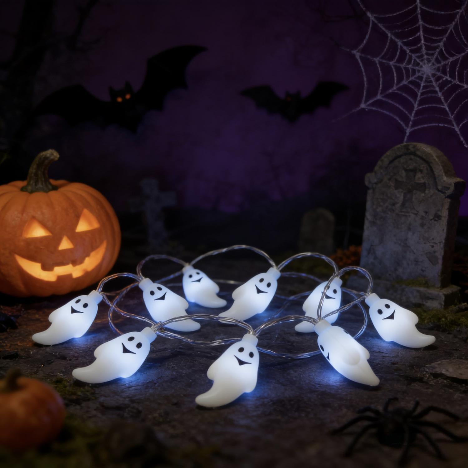 Ghost String Lights 0.9 m White