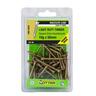 Light Duty Timber Screws 10g x 50mm Pack of 50 Zinc Gold Plated