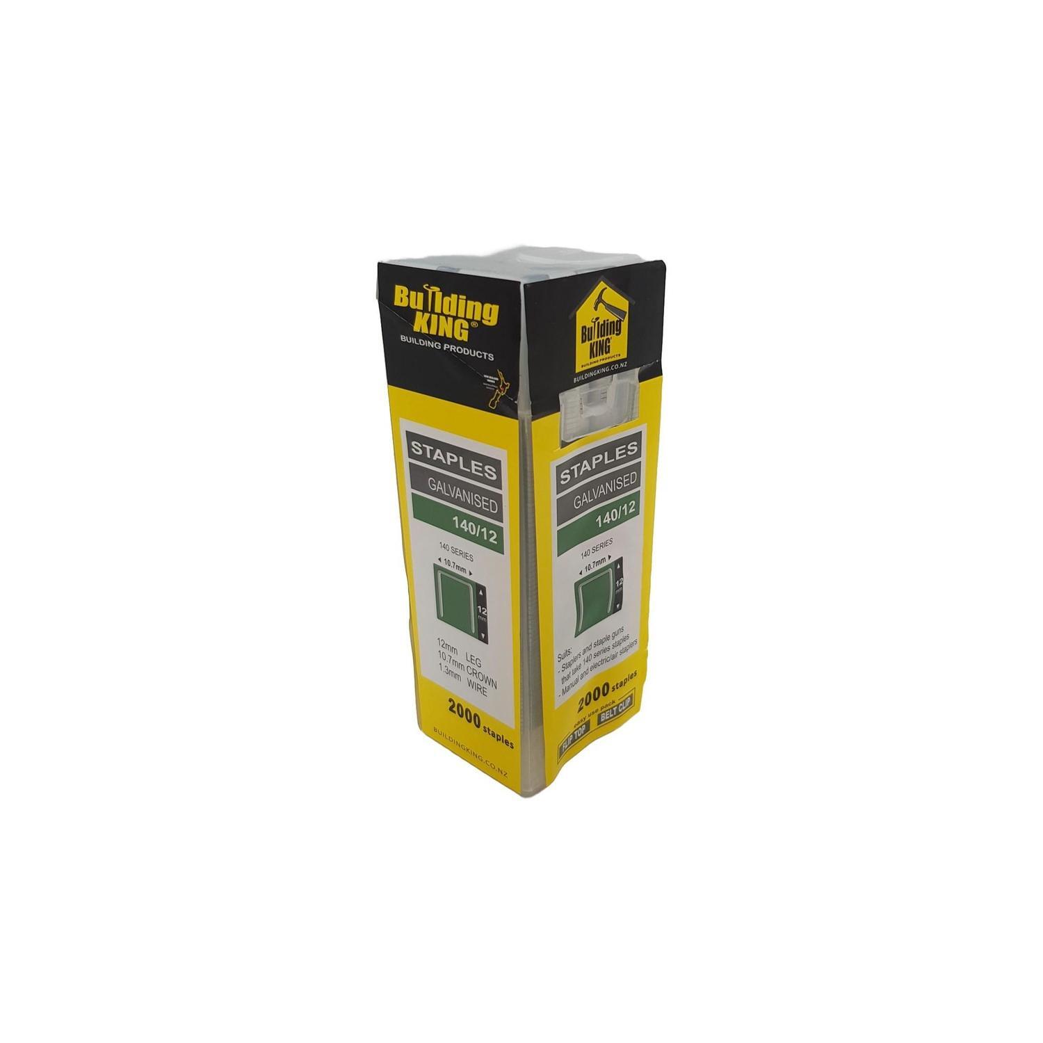 Staple 140/12, Pack 2000 Electro Galvanised