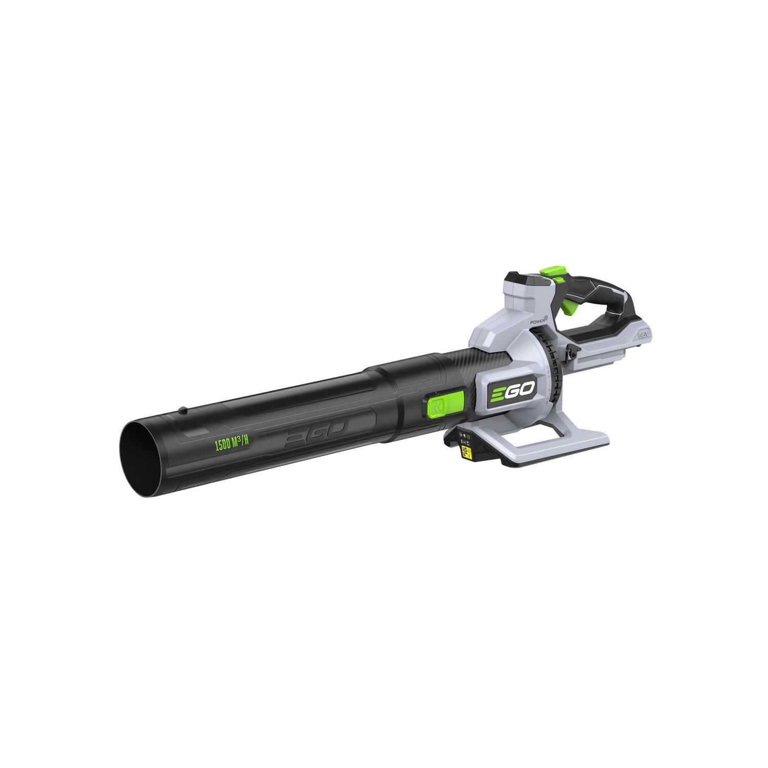 EGO POWER+ 56V 1500m³/h Brushless Blower SKIN Includes Shoulder Strap Flat Nozzle & Round Nozzle