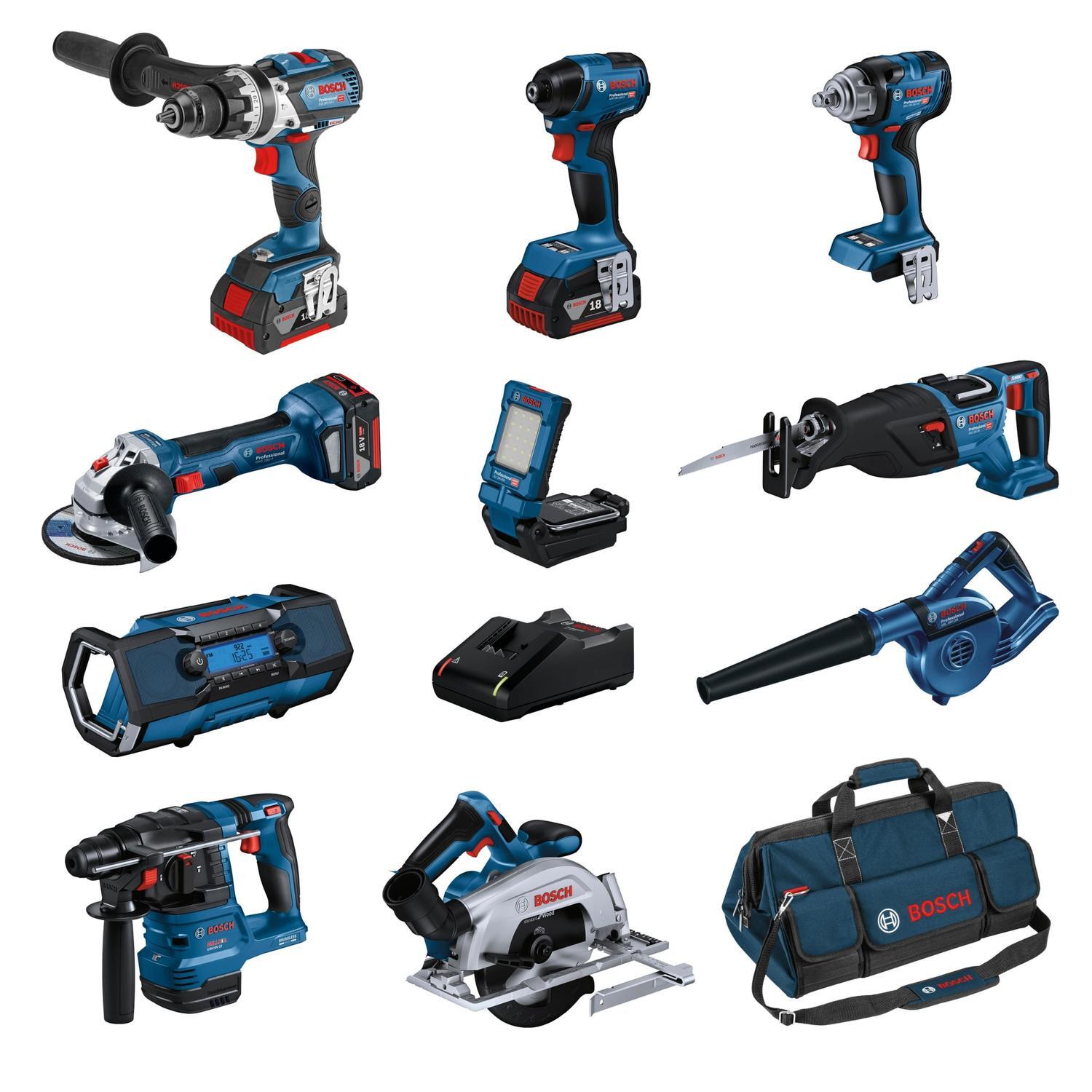 10 Piece 18V Brushless Combo Kit (Trade)