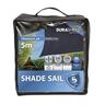 Elite Shade Sail Elite Triangle 5M Charcoal