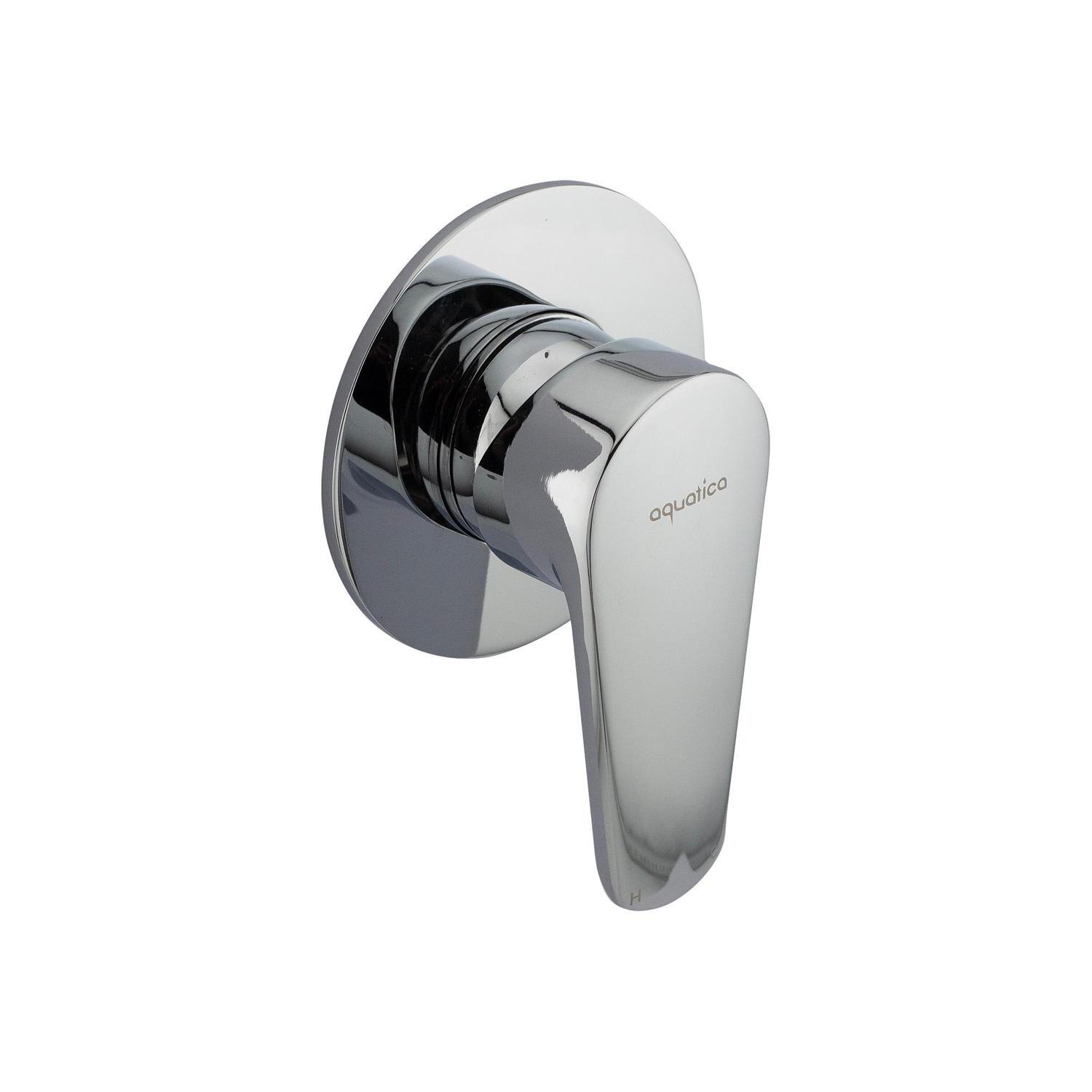 Round Shower Mixer  Chrome