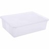 Storage Box with Lid 27 litre Clear
