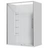 Alcove Frameless Sliding Corner Mould Acrylic Shower 1500 x 915 x 2040mm Chrome