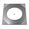 Sloping Ceiling Plate Optiangle 30 x 540 x 450 mm Polished Stainless Steel