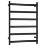6 Bar Heated Towel Rail Black