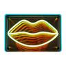 Neon Infinity Mirror Lips