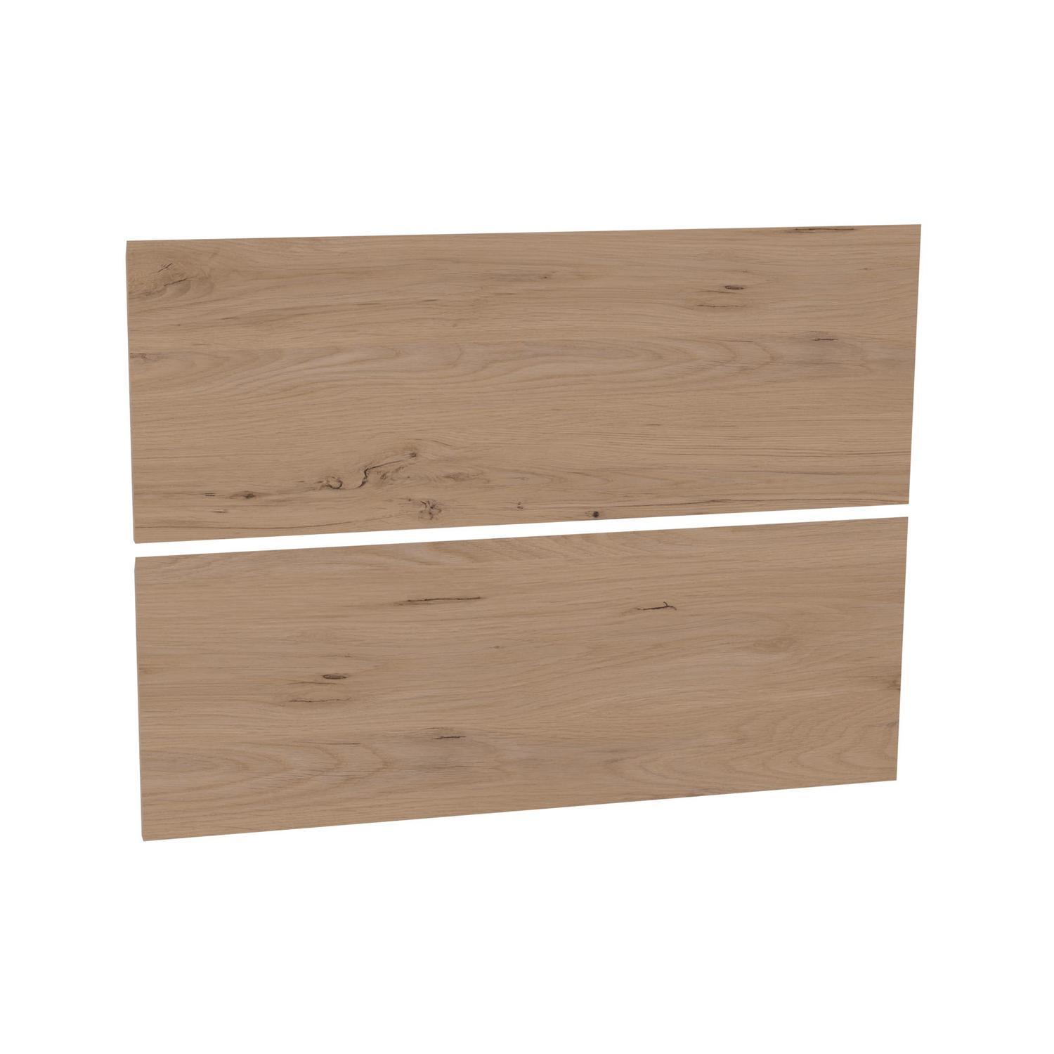 Floor 2 Drawer Handleless Drawer Front Set