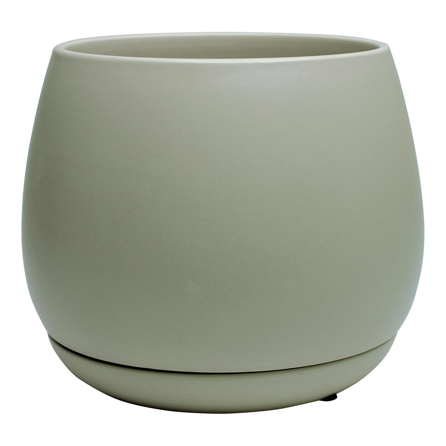 Indoor Addie Pot and Saucer 16cm Sage