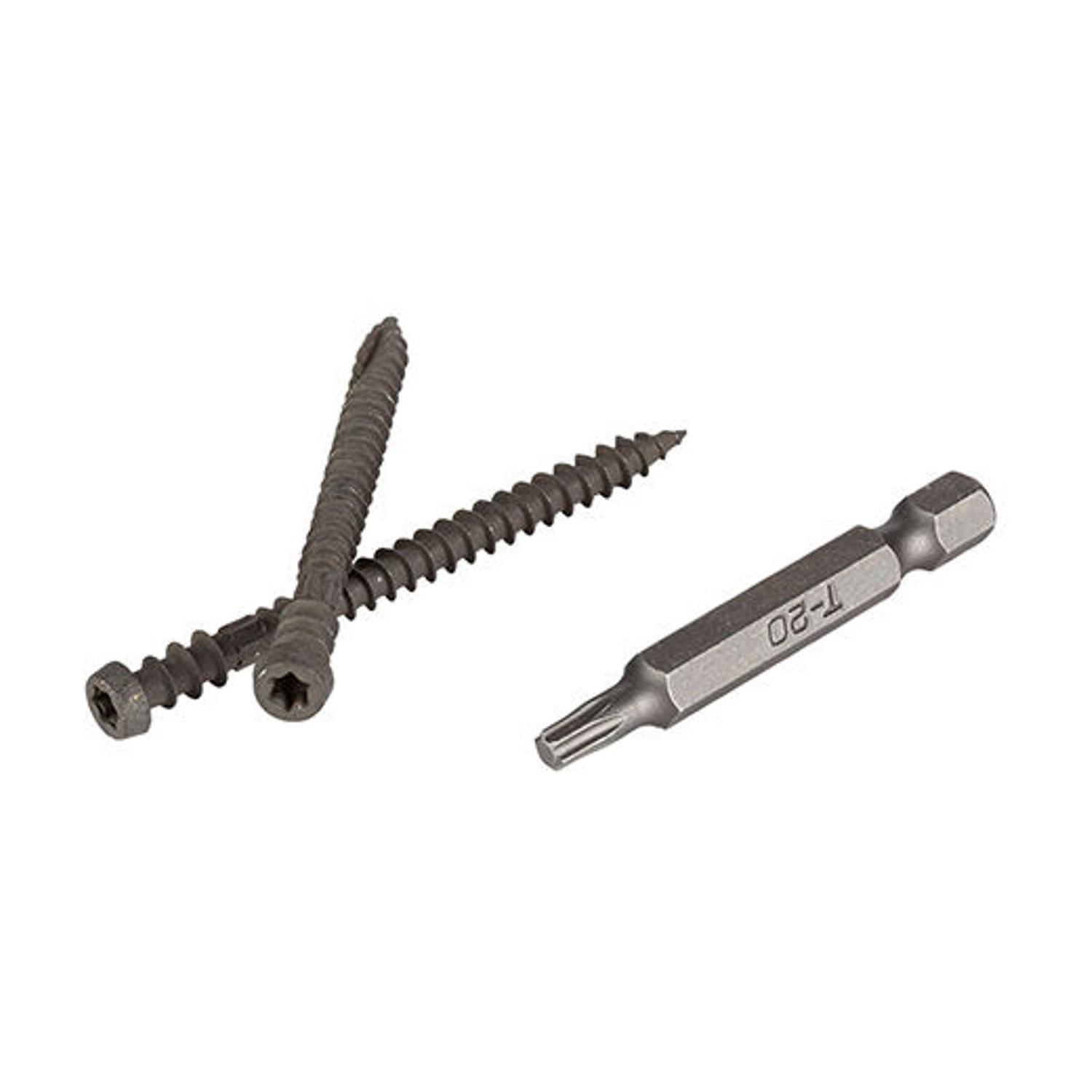 Silver Maple TOPLoc 65mm Composite Decking Surface Fix Screws 350 pack