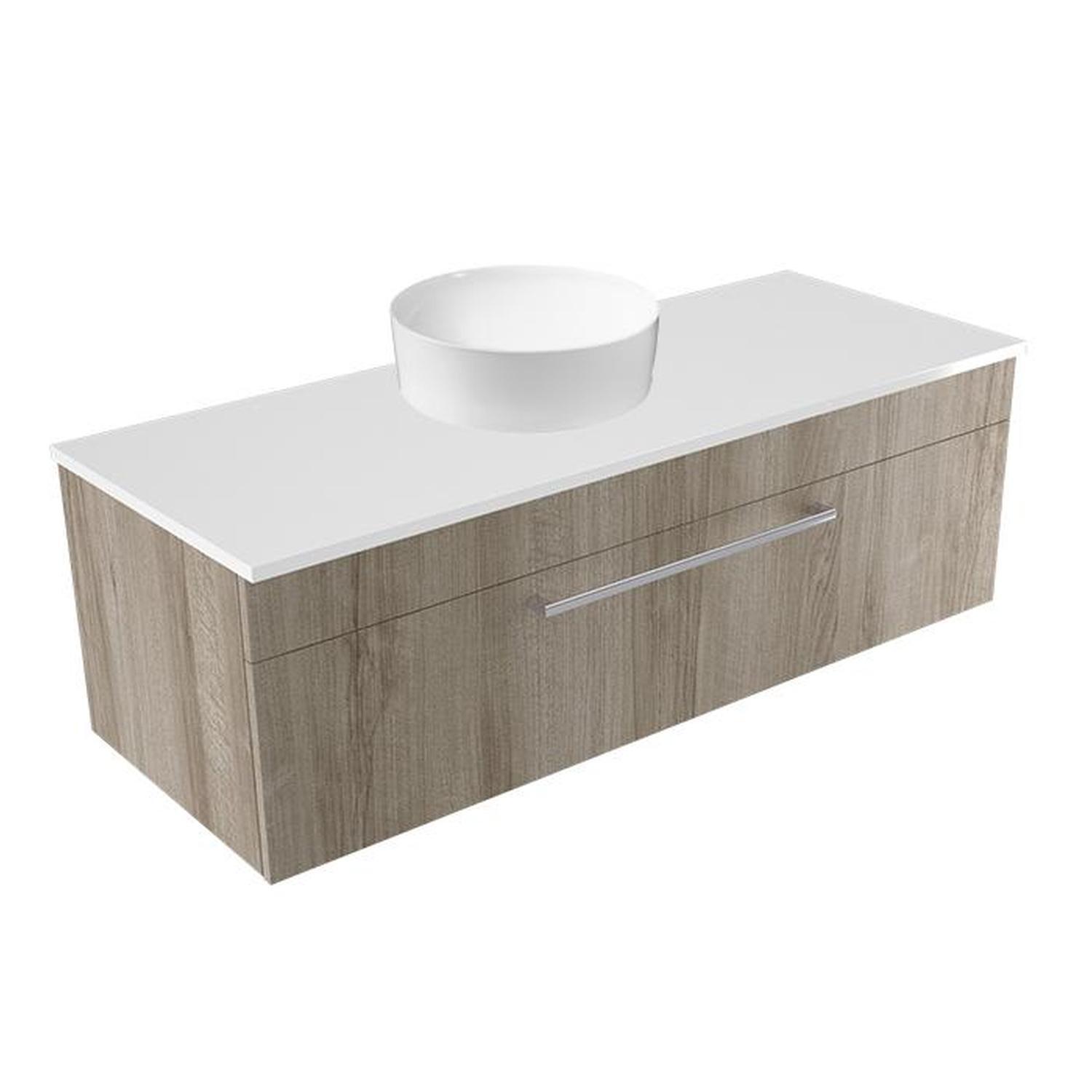 Calais Wall Vanity 1200mm Ashen Walnut