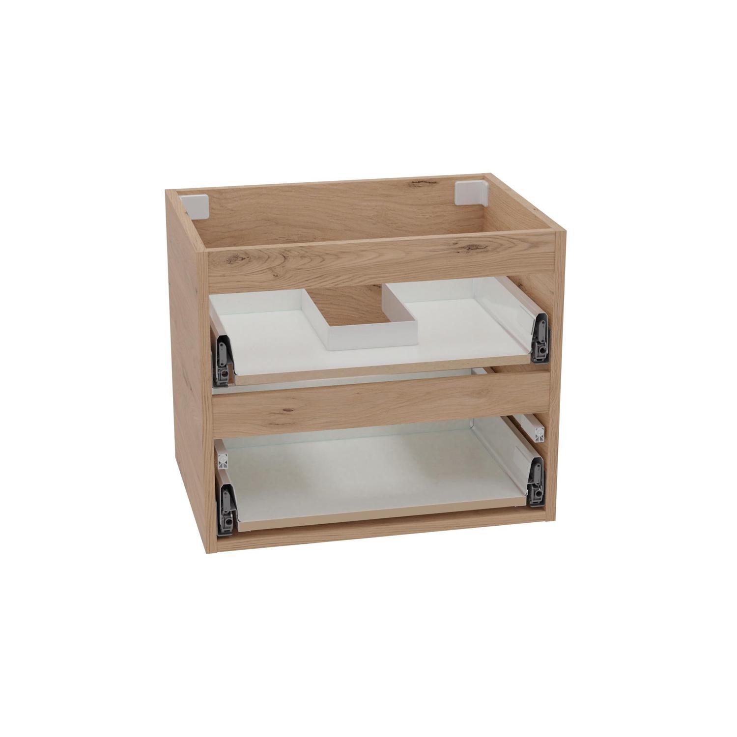 Wall Hung 2 Drawer Cabinet