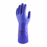 660 Oil Resistant PVC Chemical Resistant Glove Large Blue