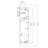 Mortice lock 1-Point 30mm